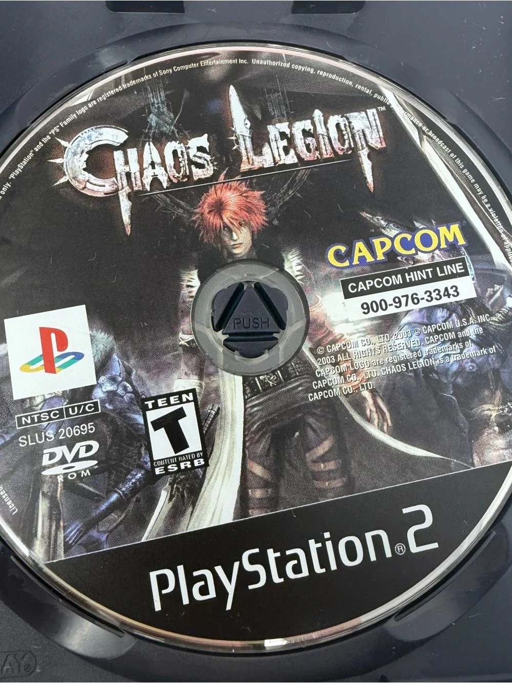 Chaos Legion (Sony PlayStation 2, 2003) Game Disc & Case No Manual Tested Works